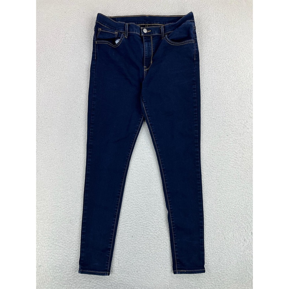 Levis 720 High Rise Super Skinny Jeans Womens 31 Blue Dark Wash Slim